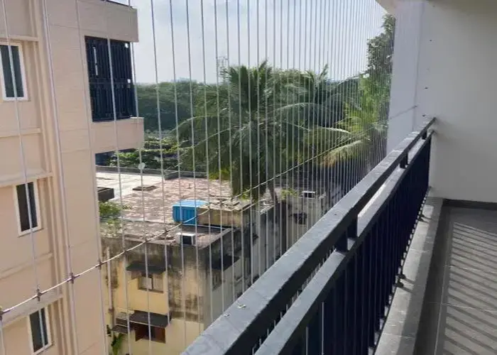 Premium Balcony Invisible Grills in Borabanda and Yousufguda - Sri Myra Safety Solutions