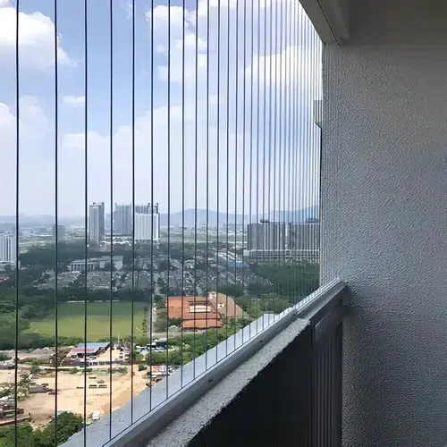 Balcony Invisible Grills in Tukkuguda and Maheshwaram - Sri Myra Safety Solutions