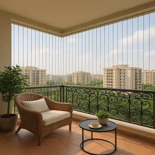 Quality Balcony Invisible Grills Installers in Hyderabad Sri Myra Safety Solutions