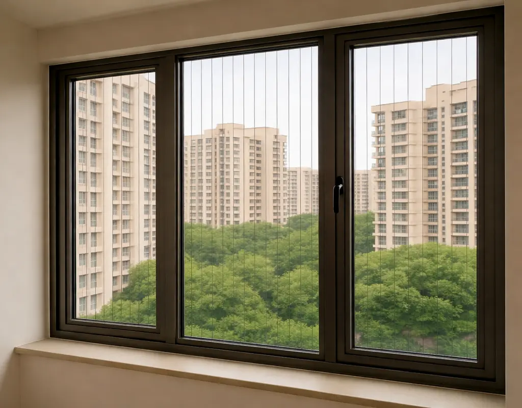 Premium Quality Balcony Invisible Grills in NGRI Colony and Kavuri Hills