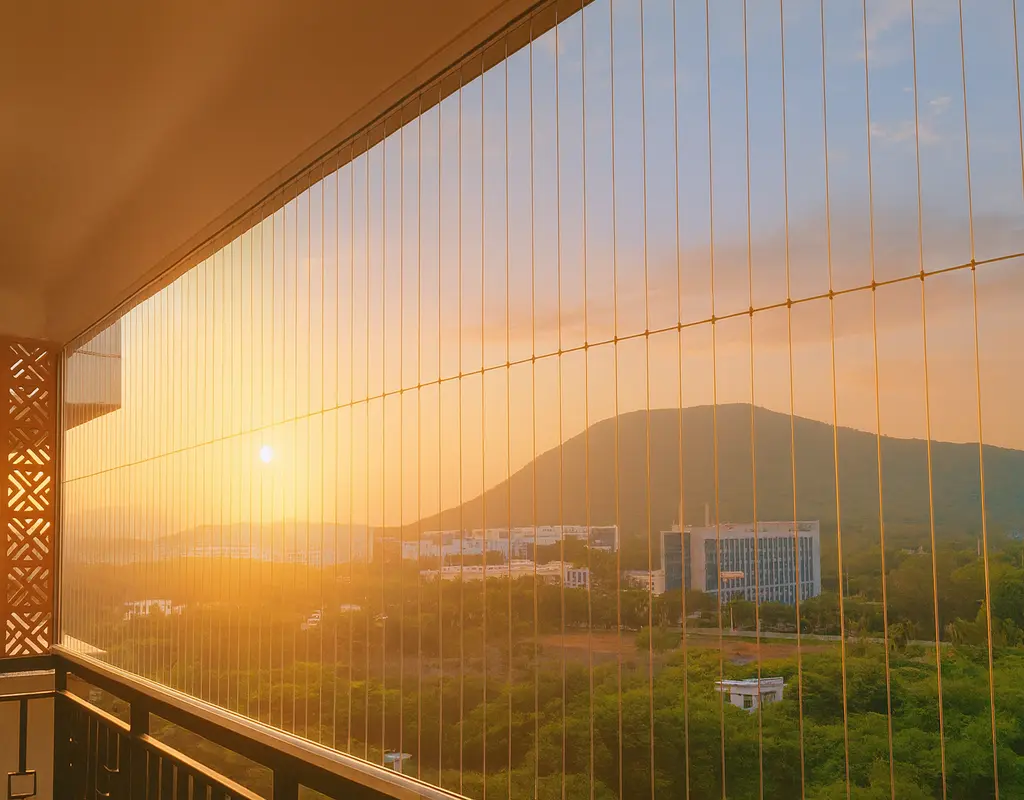 Quality Balcony Invisible Grills in Sanath Nagar and Bollaram