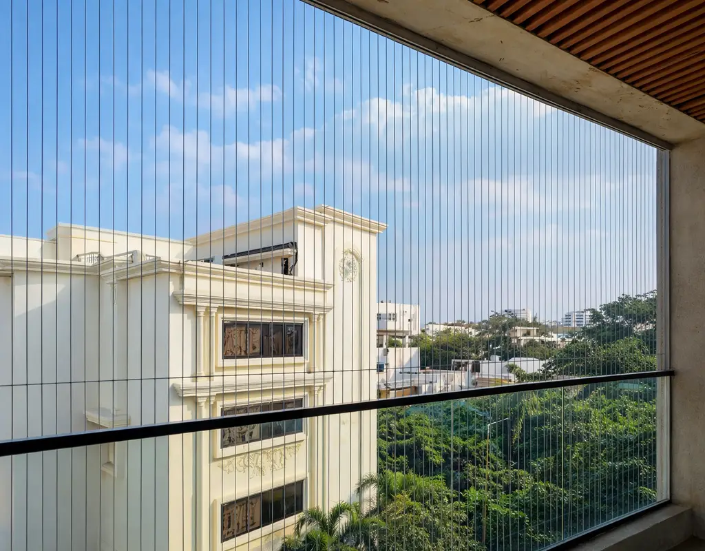 Top Quality Balcony Invisible Grills in NGRI Colony and Kavuri Hills